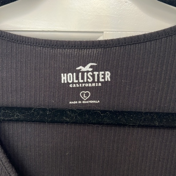 Hollister Ribbed Lettuce Trim Bodysuit - Picture 6 of 6